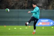 22 November 2018; Joey Carbery during Ireland rugby squad training at Carton House in Maynooth, Kildare. Photo by Brendan Moran/Sportsfile