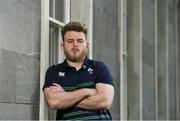22 November 2018; Finlay Bealham poses for a portrait following an Ireland rugby squad press conference at Carton House in Maynooth, Kildare. Photo by Eóin Noonan/Sportsfile
