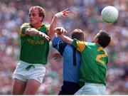 15 June 1997; John McDermott, left, and Mark O'Reilly of Meath in action against Charlie Redmond of Dublin during the Leinster Senior Football Championship Quarter-Final match between Meath and Dublin at Croke Park in Dublin. Photo by David Maher/SPORTSFILE