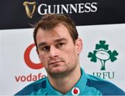 23 November 2018; Team captain Rhys Ruddock during a Press Conference after the Ireland Rugby Captain's Run at the Aviva Stadium in Dublin. Photo by Matt Browne/Sportsfile