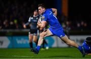 23 November 2018; Conor O'Brien of Leinster on his way to scoring his side's first try during the Guinness PRO14 Round 9 match between Leinster and Ospreys at the RDS Arena in Dublin. Photo by Ramsey Cardy/Sportsfile