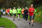 24 November 2018; parkrun Ireland in partnership with Vhi, added their 100th event on Saturday, 24th November, with the introduction of the Glen River parkrun in Co. Cork. Pictured are participants taking part in the Glen River parkrun. parkruns take place over a 5km course weekly, are free to enter and are open to all ages and abilities, providing a fun and safe environment to enjoy exercise. To register for a parkrun near you visit www.parkrun.ie. Photo by Eóin Noonan/Sportsfile