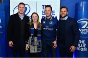 23 November 2018; Guests in the Blue Room with Leinster players Rory O'Loughlin and Jamison Gibson-Park prior to the Guinness PRO14 Round 9 match between Leinster and Ospreys at the RDS Arena in Dublin. Photo by Seb Daly/Sportsfile