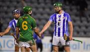 6 November 2018; Paul Doherty of Ballyboden St Endas, right, shakes hands with Paddy Dowdall of Clonkill after the AIB Leinster GAA Hurling Senior Club Championship quarter-final match between Ballyboden St Endas and Clonkill at Parnell Park, in Dublin. Photo by Brendan Moran/Sportsfile