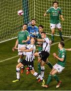 4 November 2018; Cork City goalkeeper Mark McNulty punches clear under pressure during the Irish Daily Mail FAI Cup Final match between Cork City and Dundalk at the Aviva Stadium in Dublin. Photo by Brendan Moran/Sportsfile
