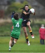 24 November 2018; Niamh Hughes of Ulster in action against Trina Duggan of Leinster during the Ladies Gaelic Annual Interprovincials at WIT Sports Campus in Waterford. Photo by David Fitzgerald/Sportsfile