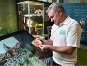 24 November 2018; Former Republic of Ireland international Ray Houghton is photographed with memorabilia as he launches the National Football Exhibition at Dundrum Shopping Centre in Dundrum, Dublin. Photo by Seb Daly/Sportsfile