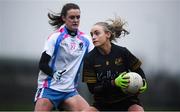 24 November 2018; Neamh Woods of Ulster in action against Clodagh McManamon of Connacht during the Ladies Gaelic Annual Interprovincials at WIT Sports Campus, in Waterford. Photo by David Fitzgerald/Sportsfile