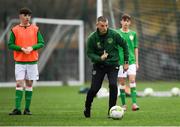 24 November 2018; Republic of Ireland U18's Manager Jim Crawford during the 2018 FAI Coach Education Conference at IT Carlow, in Carlow. Photo by Harry Murphy/Sportsfile