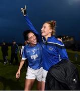 24 November 2018; Aishling Moloney, right, and Aislinn Desmond of Munster celebrate following the Ladies Gaelic Annual Interprovincials at WIT Sports Campus, in Waterford. Photo by David Fitzgerald/Sportsfile