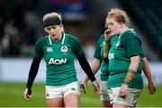 24 November 2018; Claire Molloy, left, and Leah Lyons of Ireland following the Women's International Rugby match between England and Ireland at Twickenham Stadium in London, England. Photo by Matt Impey/Sportsfile