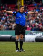 18 November 2018; Referee Colm Lyons during the Aer Lingus Fenway Hurling Classic 2018 semi-final match between Limerick and Wexford at Fenway Park in Boston, MA, USA. Photo by Piaras Ó Mídheach/Sportsfile