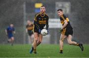 11 November 2018; Fionn Fitzgerald of Dr Crokes, supported by team mate Gavin White, during the AIB Munster GAA Football Senior Club Championship semi-final match between Dr Crokes and St Finbarr's at Dr Crokes GAA, in Killarney, Co. Kerry. Photo by Piaras Ó Mídheach/Sportsfile