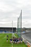 25 November 2018; Mullinalaghta St Columba's during the warm-up prior to the AIB Leinster GAA Football Senior Club Championship semi-final match between Mullinalaghta St. Columba's and Eire Og at Glennon Brothers Pearse Park in Longford. Photo by Matt Browne/Sportsfile