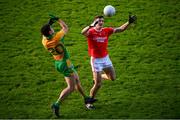 25 November 2018; Diarmuid O'Connor of Ballintubber in action against Daithi Burke of Corofin during the AIB Connacht GAA Football Senior Club Championship Final match between Ballintubber and Corofin at Elvery's MacHale Park in Castlebar, Mayo. Photo by David Fitzgerald/Sportsfile