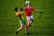 25 November 2018; Diarmuid O'Connor of Ballintubber in action against Daithi Burke of Corofin during the AIB Connacht GAA Football Senior Club Championship Final match between Ballintubber and Corofin at Elvery's MacHale Park in Castlebar, Mayo. Photo by David Fitzgerald/Sportsfile