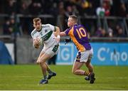 25 November 2018; Kieran Lillis of Portlaoise in action against Shane Cunningham of Kilmacud Crokes during the AIB Leinster GAA Football Senior Club Championship semi-final match between Kilmacud Crokes and Portlaoise at Parnell Park in Dublin. Photo by Daire Brennan/Sportsfile
