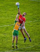 25 November 2018; Jason Gibbons of Ballintubber in action against Ronan Steede of Corofin during the AIB Connacht GAA Football Senior Club Championship Final match between Ballintubber and Corofin at Elvery's MacHale Park in Castlebar, Mayo. Photo by David Fitzgerald/Sportsfile