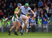 4 November 2018; Shane Dowling of Na Piarsaigh in action against John O'Keeffe of Clonoulty / Rossmore during the AIB Munster GAA Hurling Senior Club Championship semi-final match between Na Piarsaigh and Clonoulty / Rossmore at the Gaelic Grounds in Limerick. Photo by Piaras Ó Mídheach/Sportsfile