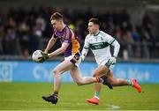 25 November 2018; Dara Mullin of Kilmacud Crokes in action against Gary Saunders of Portlaoise during the AIB Leinster GAA Football Senior Club Championship semi-final match between Kilmacud Crokes and Portlaoise at Parnell Park in Dublin. Photo by Daire Brennan/Sportsfile