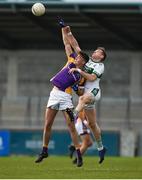 25 November 2018; Conor Casey of Kilmacud Crokes in action against Kieran Lillis of Portlaoise during the AIB Leinster GAA Football Senior Club Championship semi-final match between Kilmacud Crokes and Portlaoise at Parnell Park in Dublin. Photo by Daire Brennan/Sportsfile