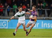 25 November 2018; Shane Horan of Kilmacud Crokes in action against David Holland of Portlaoise during the AIB Leinster GAA Football Senior Club Championship semi-final match between Kilmacud Crokes and Portlaoise at Parnell Park in Dublin. Photo by Daire Brennan/Sportsfile