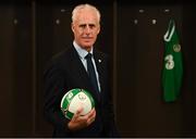 25 November 2018; Newly appointed Republic of Ireland manager Mick McCarthy poses for a portrait prior to a press conference at the Aviva Stadium in Dublin. Photo by Stephen McCarthy/Sportsfile