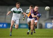 25 November 2018; Shane Cunningham of Kilmacud Crokes in action against Kieran Lillis of Portlaoise during the AIB Leinster GAA Football Senior Club Championship semi-final match between Kilmacud Crokes and Portlaoise at Parnell Park in Dublin. Photo by Daire Brennan/Sportsfile