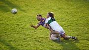 25 November 2018; Craig Dias of Kilmacud Crokes in action against Cahir Healy of Portlaoise during the AIB Leinster GAA Football Senior Club Championship semi-final match between Kilmacud Crokes and Portlaoise at Parnell Park in Dublin. Photo by Daire Brennan/Sportsfile