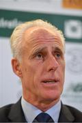 25 November 2018; Newly appointed Republic of Ireland manager Mick McCarthy during a press conference at the Aviva Stadium in Dublin. Photo by Seb Daly/Sportsfile