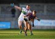 25 November 2018; Callum Pearson of Kilmacud Crokes in action against Scott Lawless of Portlaoise during the AIB Leinster GAA Football Senior Club Championship semi-final match between Kilmacud Crokes and Portlaoise at Parnell Park in Dublin. Photo by Daire Brennan/Sportsfile