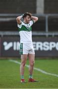 25 November 2018; A dejected Kevin Fitzpatrick of Portlaoise after the AIB Leinster GAA Football Senior Club Championship semi-final match between Kilmacud Crokes and Portlaoise at Parnell Park in Dublin. Photo by Daire Brennan/Sportsfile