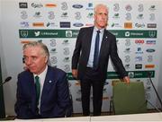 25 November 2018; Newly appointed Republic of Ireland manager Mick McCarthy arrives to a press conference at the Aviva Stadium in Dublin. Photo by Seb Daly/Sportsfile