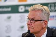 25 November 2018; FAI High Performance Director, Ruud Dokter, during a press conference at the Aviva Stadium in Dublin. Photo by Seb Daly/Sportsfile