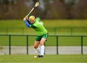 3 November 2018; Thomas Dowling of Ireland during the U21 Hurling Shinty International 2018 match between Ireland and Scotland at Games Development Centre in Abbotstown, Dublin. Photo by Piaras Ó Mídheach/Sportsfile