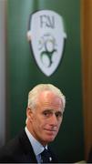 25 November 2018; Newly appointed Republic of Ireland manager Mick McCarthy during a press conference at the Aviva Stadium in Dublin. Photo by Stephen McCarthy/Sportsfile