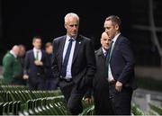 25 November 2018; Newly appointed Republic of Ireland manager Mick McCarthy following a press conference at the Aviva Stadium in Dublin. Photo by Stephen McCarthy/Sportsfile