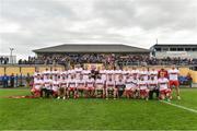 25 November 2018; The Eire Og Squad before the AIB Leinster GAA Football Senior Club Championship semi-final match between Mullinalaghta St. Columba's and Eire Og at Glennon Brothers Pearse Park in Longford. Photo by Matt Browne/Sportsfile