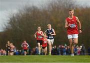 25 November 2018; Edward Mcentee of Dunleer A.C. Co. Louth, competing in the Boys U16 4,000m during the Irish Life Health National Senior & Junior Cross Country Championships at National Sports Campus in Abbottstown, Dublin. Photo by Harry Murphy/Sportsfile