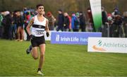 25 November 2018; Abdel Laadjel of Donore Harriers Co. Meath, competing in the Boys U16 4,000m during the Irish Life Health National Senior & Junior Cross Country Championships at National Sports Campus in Abbottstown, Dublin. Photo by Harry Murphy/Sportsfile