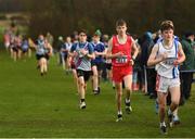 25 November 2018; Ben O'Connor of Leevale A.C. Co. Cork, second right, competing in the Boys U16 4,000m during the Irish Life Health National Senior & Junior Cross Country Championships at National Sports Campus in Abbottstown, Dublin. Photo by Harry Murphy/Sportsfile