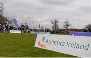 25 November 2018; A general view during the Boys U14 2,000m during the Irish Life Health National Senior & Junior Cross Country Championships at National Sports Campus in Abbottstown, Dublin. Photo by Harry Murphy/Sportsfile