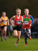 25 November 2018; Ella Latuske of City of Lisburn A.C. Belfast, competing in the Girls U14 2,000m during the Irish Life Health National Senior & Junior Cross Country Championships at National Sports Campus in Abbottstown, Dublin. Photo by Harry Murphy/Sportsfile