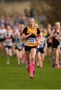 25 November 2018; Lily Sheehy of Ashford A.C. Co. Wicklow, competing in the Girls U14 2,000m during the Irish Life Health National Senior & Junior Cross Country Championships at National Sports Campus in Abbottstown, Dublin. Photo by Harry Murphy/Sportsfile