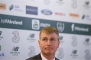 26 November 2018; Newly appointed Republic of Ireland U21 manager Stephen Kenny during a press conference at Aviva Stadium in Dublin. Photo by Eóin Noonan/Sportsfile