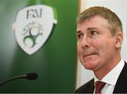 26 November 2018; Newly appointed Republic of Ireland U21 manager Stephen Kenny during a press conference at Aviva Stadium in Dublin. Photo by Stephen McCarthy/Sportsfile