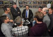 27 November 2018; Fergal McGill, Director of Player, Club & Games Administration, talks to members of the media during the Experimental Football Rule Changes media briefing at Croke Park in Dublin. Photo by Seb Daly/Sportsfile