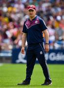 8 July 2018; Galway manager Micheál Donoghue prior to the Leinster GAA Hurling Senior Championship Final Replay match between Kilkenny and Galway at Semple Stadium in Thurles, Co Tipperary. Photo by Brendan Moran/Sportsfile