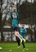 27 November 2018; Chris Farrell and Bill Johnston during Munster Rugby squad training at the University of Limerick in Limerick. Photo by Diarmuid Greene/Sportsfile