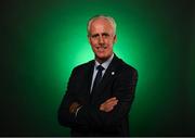 25 November 2018; Newly appointed Republic of Ireland manager Mick McCarthy poses for a portrait following a press conference at Aviva Stadium in Dublin. Photo by Stephen McCarthy/Sportsfile
